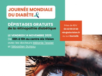 Le Cabinet Aix Vision se mobilise pour la Journée mondiale du diabète 