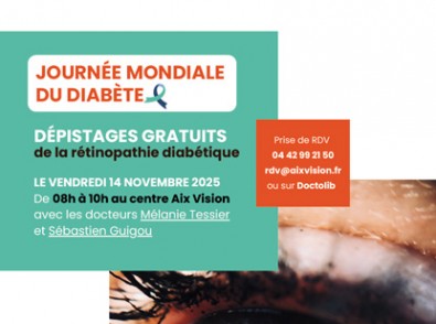 Le Cabinet Aix Vision se mobilise pour la Journée mondiale du diabète 